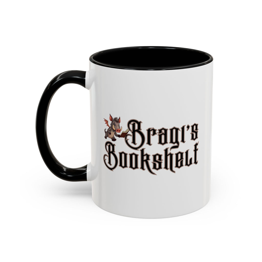 Bragi Dragon Magic Coffee Mug — "I run on caffeine, magic, and dragon fire" Accent Mug