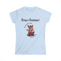 Women's Softstyle Tee — "Shocking Betrayals are my cardio" cheeky bookstore tee