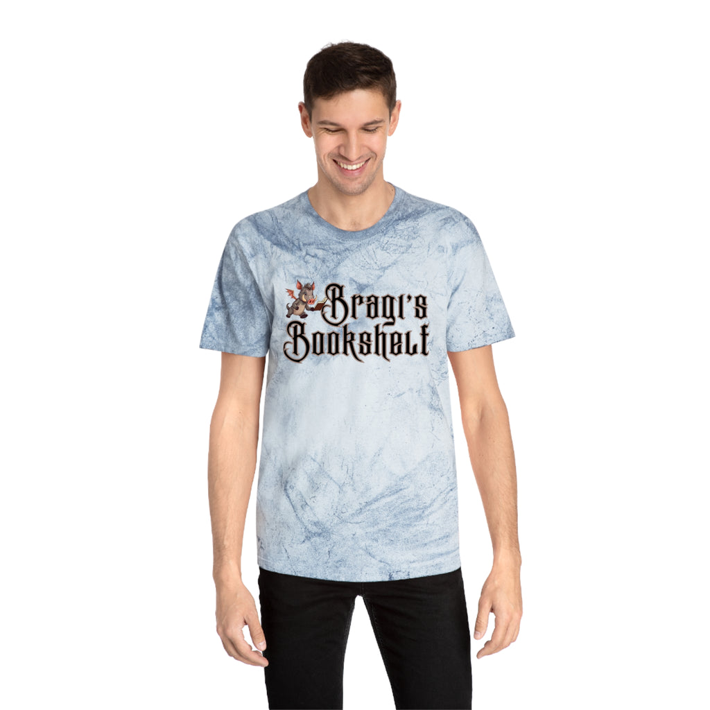 Vintage 'Bragi's Bookshelf' Tie-Dye T-Shirt