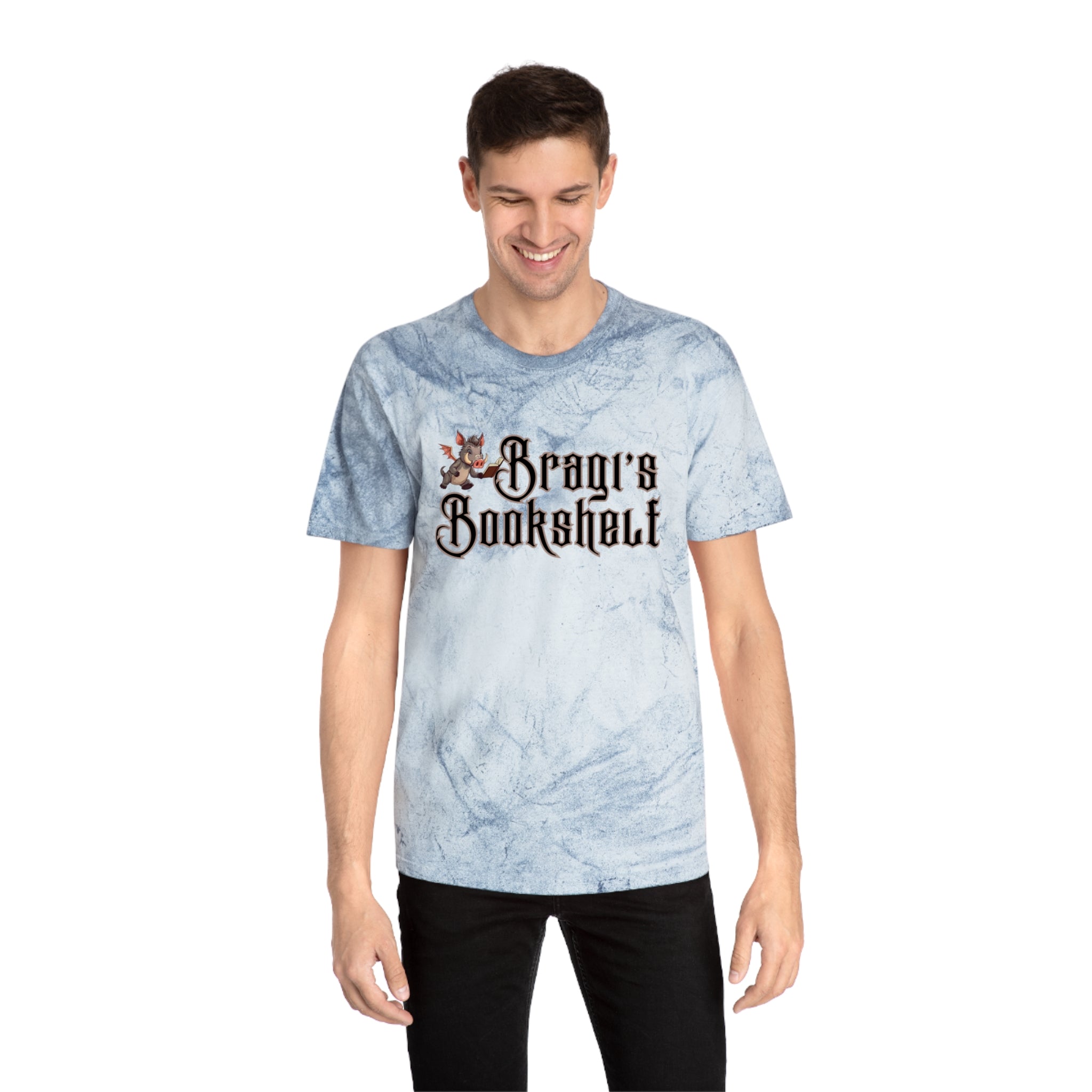Vintage 'Bragi's Bookshelf' Tie-Dye T-Shirt
