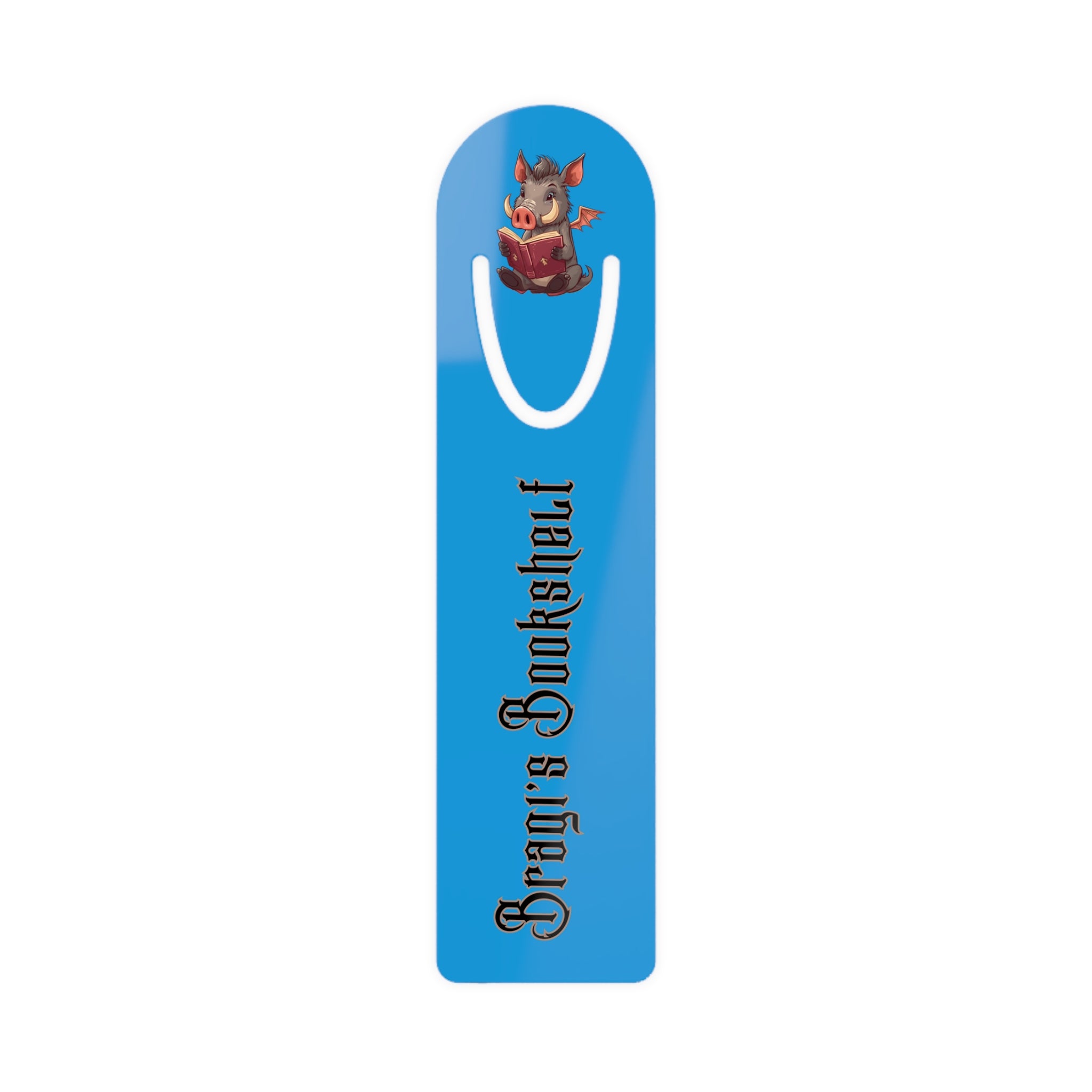 Blue Metal Bragi's Bookshelf Bookmark