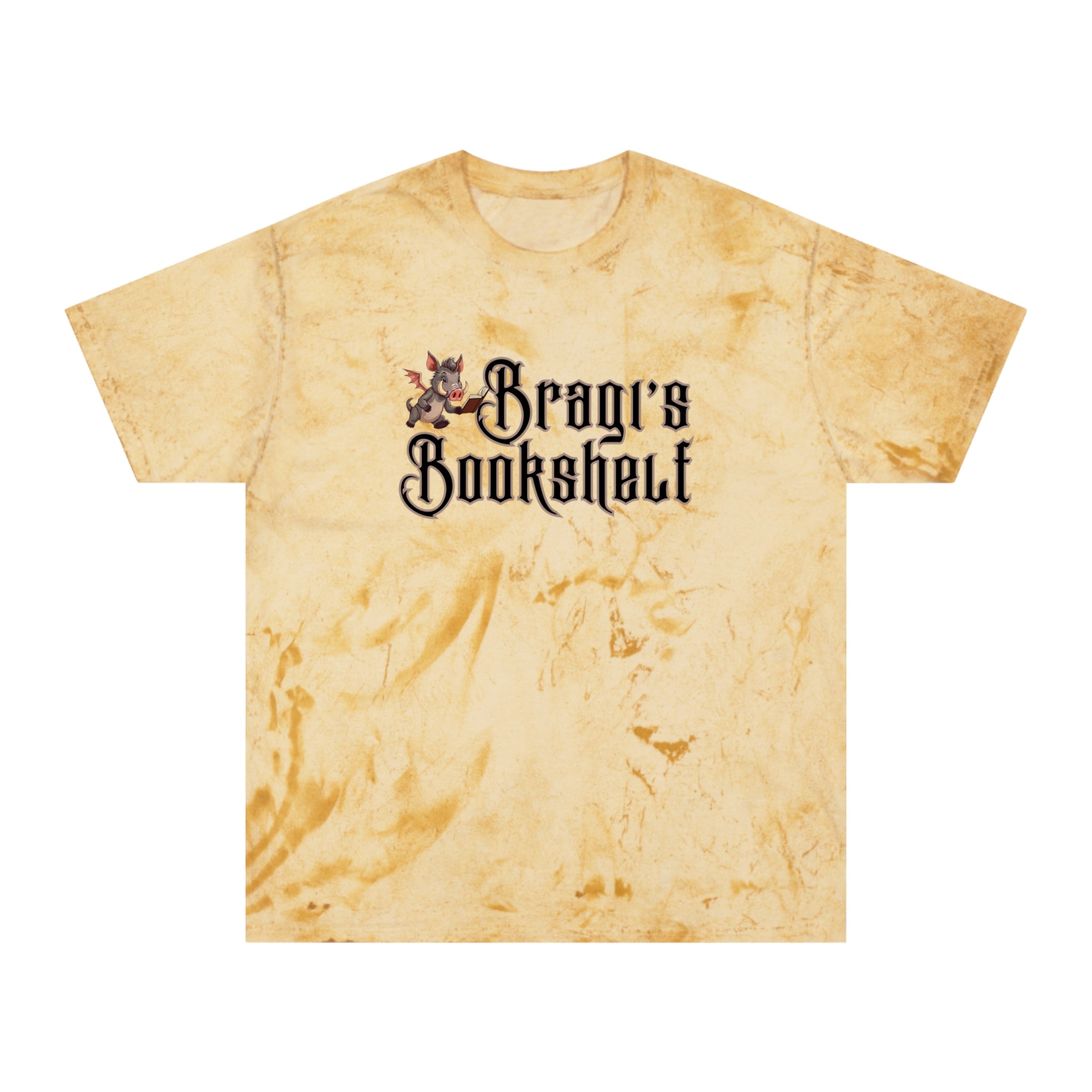 Vintage 'Bragi's Bookshelf' Tie-Dye T-Shirt