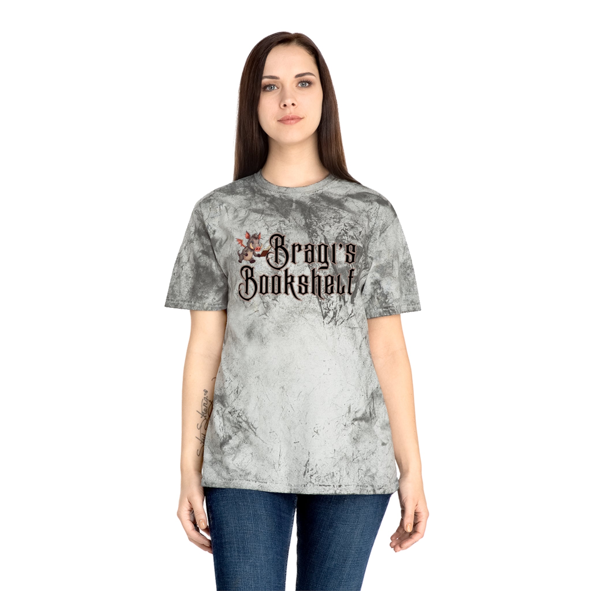 Vintage 'Bragi's Bookshelf' Tie-Dye T-Shirt