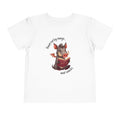Toddler Tee — "Bragi's Bookshelf" Whimsical Reading Illustration