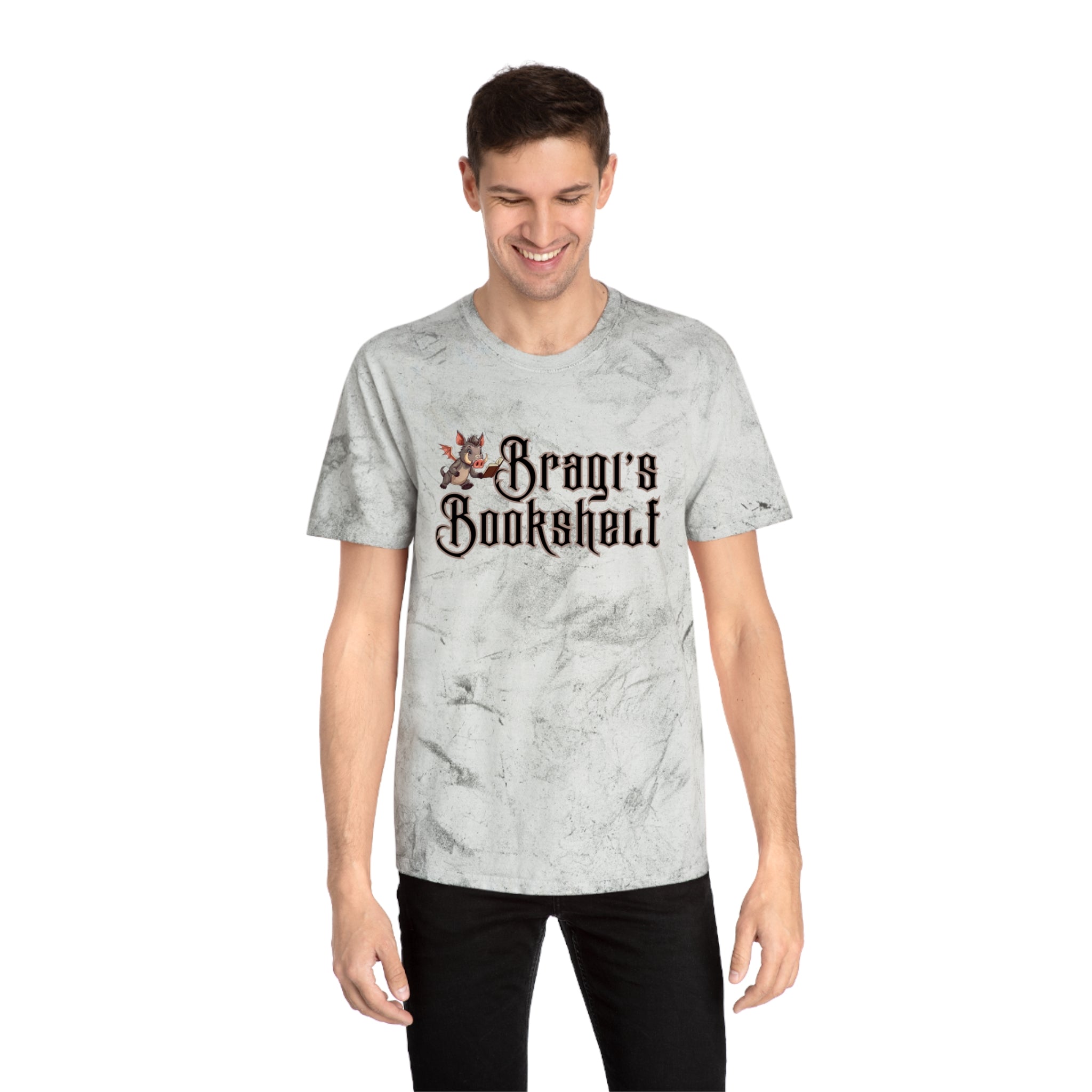 Vintage 'Bragi's Bookshelf' Tie-Dye T-Shirt