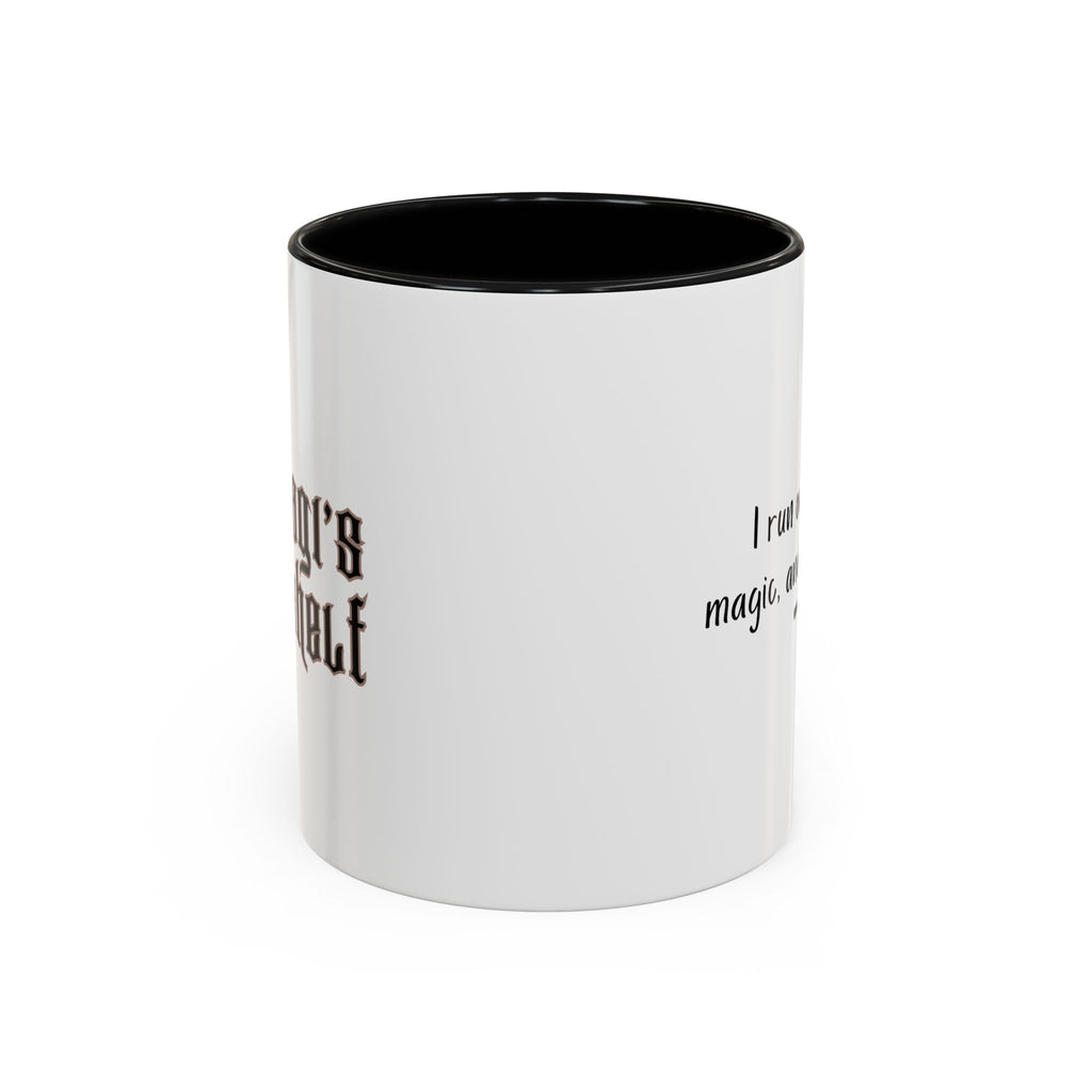 Bragi Dragon Magic Coffee Mug — "I run on caffeine, magic, and dragon fire" Accent Mug