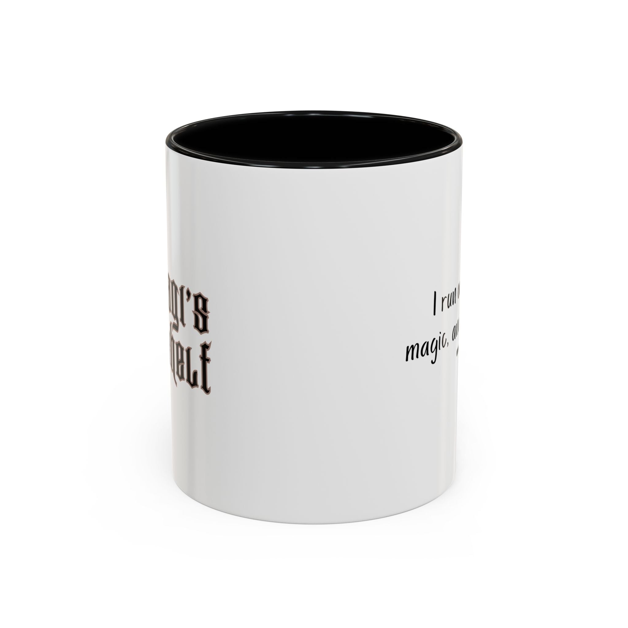 Bragi Dragon Magic Coffee Mug — "I run on caffeine, magic, and dragon fire" Accent Mug
