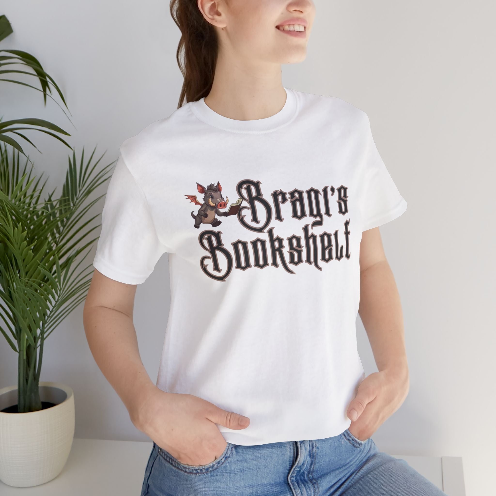 Bragi's Bookshelf T-Shirt —  Booklover Tee